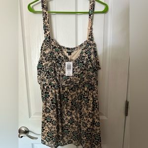 NWT Torrid baby doll tank, size 3.